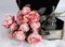 Pink Peonies Artificial Flowers 2 Bouquets Vintage Fake Peonies 14pcs Heads Silk Flowers with Stems for Wedding Decoration Bride Bouquet Faux Flowers Crafts Floral Arrangement